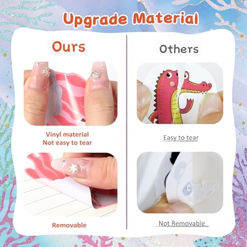 Mermaid Stickers 48 Sheets Mermaid Party Favors Girls Kids Toddlers