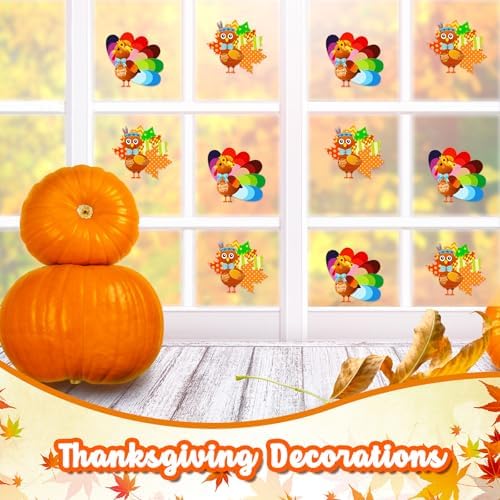 BBTO 36 Sets Thanksgiving Turkey Craft Kit Fall Craft, Cute Style