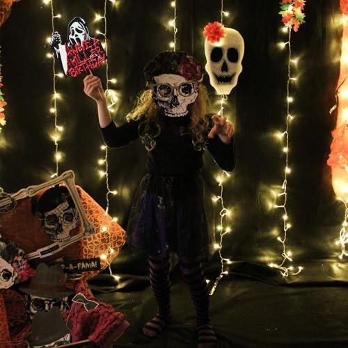1 PCS Have a Killer Birthday Cake Topper Assembled Glitter Horror Classic Halloween Cake Pick for Bloody Horror Movie Theme Birthday Halloween Party Cake Decorations Supplies