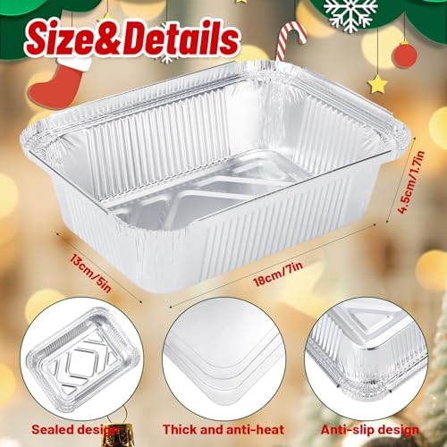 40 PCS Christmas Cookie Containers with Lids
