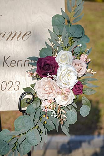 ponatia Artificial Wedding Arch Flowers Set of 2