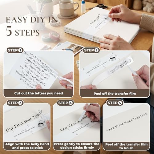 Vienrose Couples Self Adhesive Photo Album 13.2x12.8 40 Pages