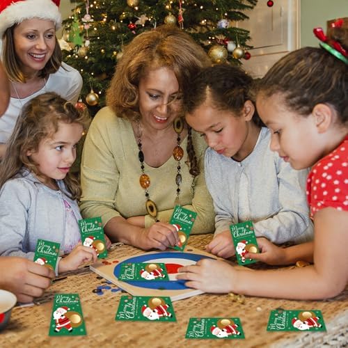 Christmas Scratch Off Cards, Fun Holiday Scratch Off Cards for Party, Christmas Lottery Tickets for Family Activities, Raffle Prize Card