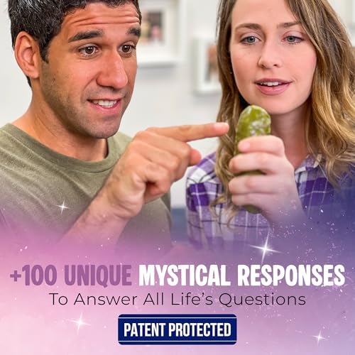 DR DINGUS Mystic Pickle with Stand | 100 Responses | Magic Fortune Teller
