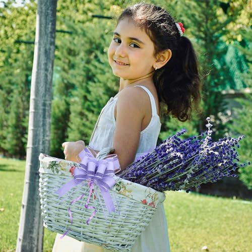 WEWILUCK Fancy Light Purple Pull Bows for Gift Wrapping, 6 Inch, 15 Pack