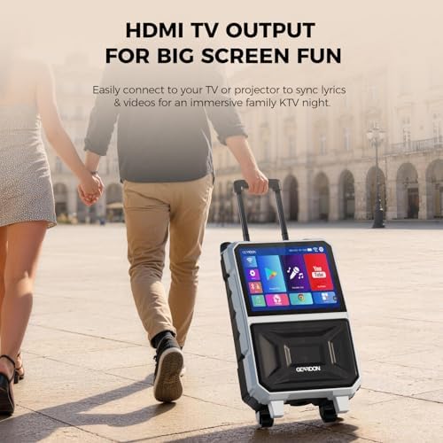 15.6" Full HD Touch Screen Karaoke Machine for Adults