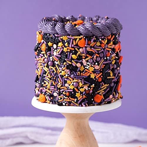 Sweets Indeed Halloween Sprinkles with Bats & Pumpkins, 4 ounces