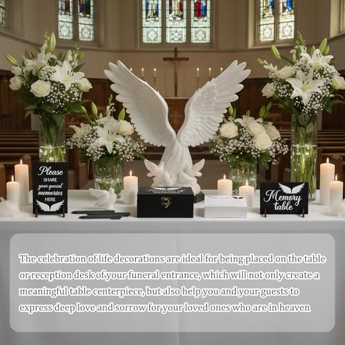 Gilprop 112 Pcs Share a Memory Cards for Celebration of Life, Angel