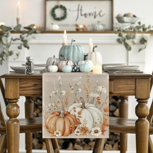 Artoid Mode 210 GSM Fall Table Runner Home Party Decor 13x108 Inch