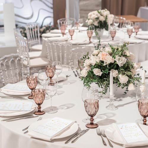 Pasimy 50 Pcs Bridal Shower Napkins Cheers to Love Laughter and Happily Ever After Disposable Decorative Wedding Paper Dinner Napkins for Banquet Engagement Party Decoration Supplies (Gold)