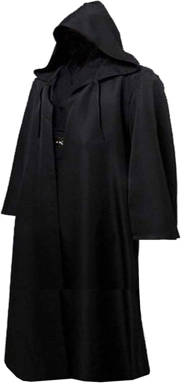 GOLDSTITCH Men Hooded Robe Cloak Knight Fancy Cool Cosplay Costume