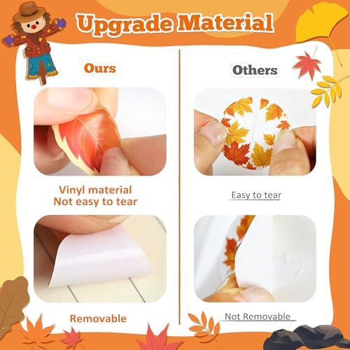 Fall Stickers 48 Sheets Fall Party Favors Crafts for Kids Toddlers