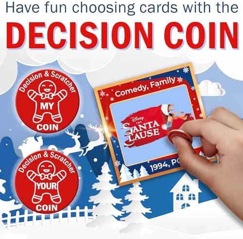 Christmas Movie Scratch-Off Cards – 36 Fun Challenges for Movie Lovers