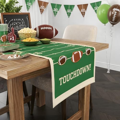 OHOME Super Game Bowl 2027 - Game Day Table Runner for Football Party Decorations - Super Game Bowl Decor Party Supplies Football Theme Birthday Decorations Banner for Home