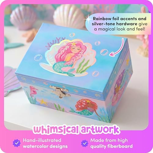 Giggle & Honey® Musical Mermaid Jewelry Box for Girls