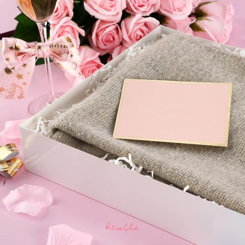 ROSEGLD 6 Extra Large Gift Boxes with Lids 17x11x2.5 Inches, Apparel Boxes