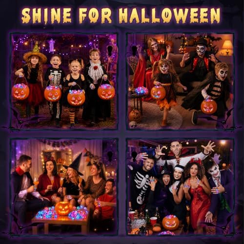Tiaxidex 100PCS Halloween Treats Light Up LED Rings, Non Candy Halloween Trick or Treats 3D Flashing Rings Toys Glow In the Dark Party Favor Ring Toy Gifts For Kids Adults Goodie Bag Stuffers