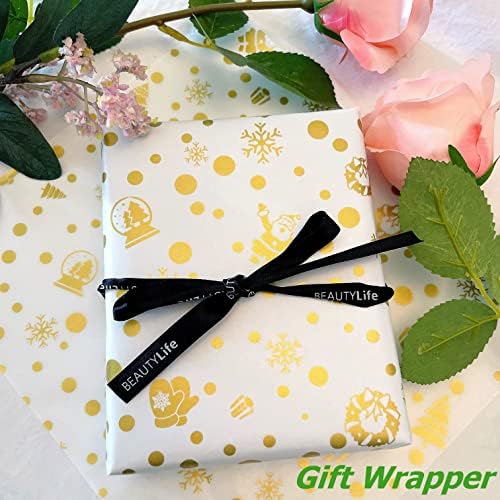 Gold Dot Wax Paper Sheets Deli Wraps Tray&Basket Liner Deli Paper Wax Paper Baking Paper Colored Parchment Paper Greaseproof for Food (150)