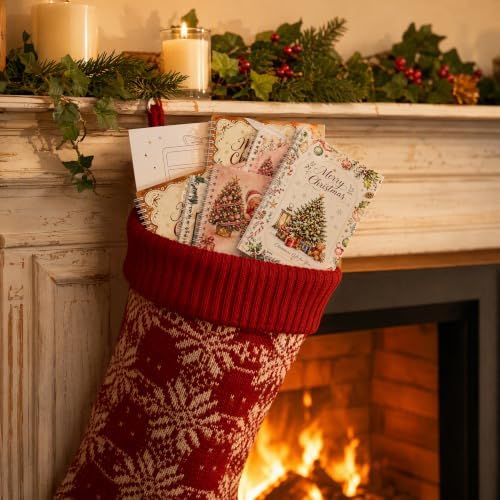 Christmas Gift Card Book,Merry Christmas Gift Card Booklet for Adults Teens