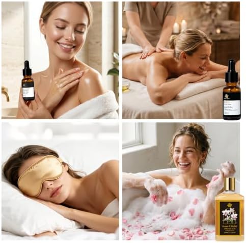 Gifts for Women, 35 Pcs Orchid Bath & Body Gifts Basket, Get Well Soon Gift