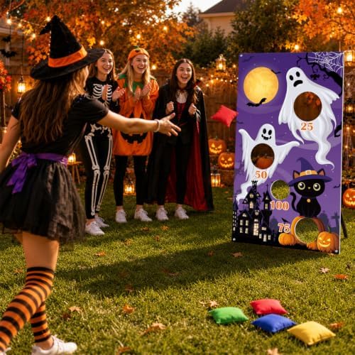 Halloween Games, Halloween Carnival Games Bean Bag Toss Indoor Outdoor