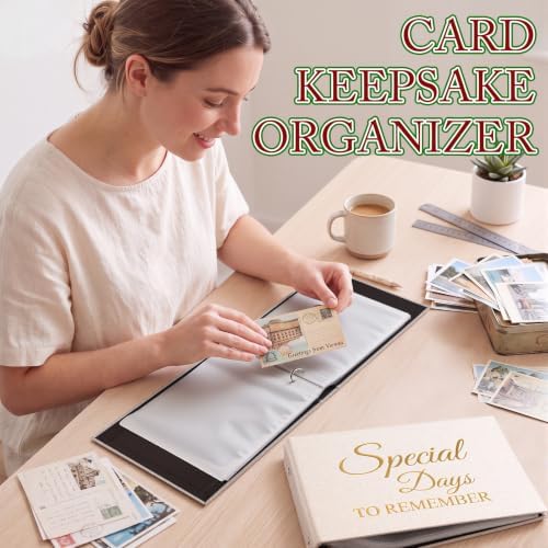 Spiareal Special Days to Remember Beige Card Organizer Set 6x8 in 100 Page