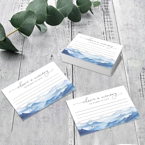 Share A Memory Cards for Celebration Of Life - Set of 50 Memorial Cards for Weddings, Anniversaries, Memorials, Funerals, Birthdays, Graduation, Retirement, Going Away -A05