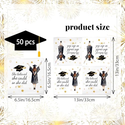 Congrats Graduation Napkins - 50pcs, 2Ply