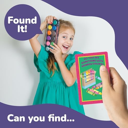 ArtCreativity Scavenger Hunt Card Game for Kids, Indoor & Outdoor Games, Family Games, Road Trip Game, Kid Car Activities, Travel Toys Game, Learning Toys, Educational, Gifts for Kids, Boys & Girls