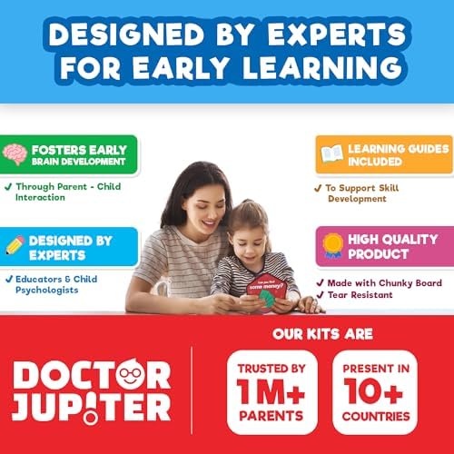 Doctor Jupiter My First Box of Games for Kids Ages 2-3-4 Year Old