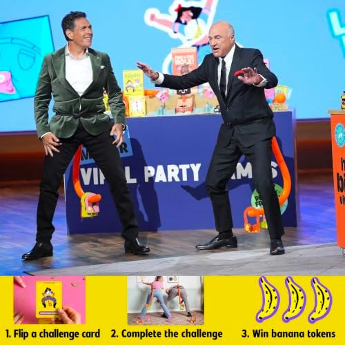 MCMILLER ENTERTAINMENT It’s Bananas – The Hilarious Monkey Tail Party Game for Adults & Families | Funny Indoor & Outdoor Game for Bachelorette Parties, Summer Parties, BBQs, Birthdays & Game Nights