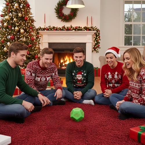 Santa Swap Gift Exchange Dice,2026 New-3 * 3in Exchange Gifts Family Game,Stocking Stuffers for Men Women, Anniversary Christmas Birthday Gifts for Men Women, Large Dice Party Gifts for Xmas