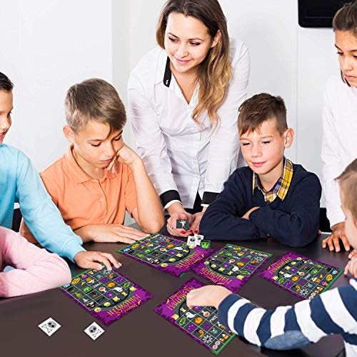 Halloween Party Games for Kids Adults, 24 Player Halloween Bingo Card Game