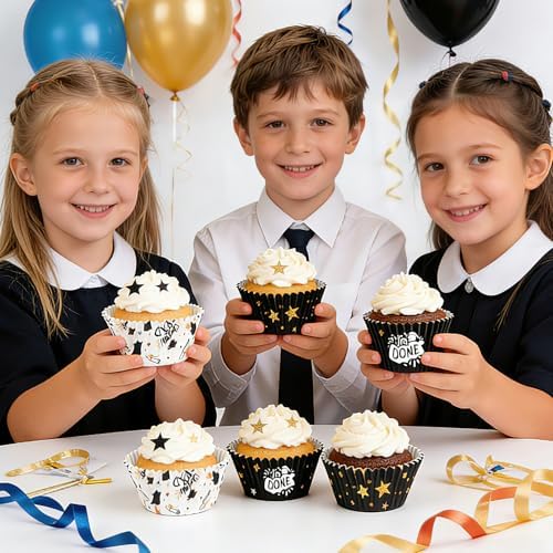 600 Pack Graduation Cupcake Liners Congrats Grad Baking Cups Standard Size Grad Muffin Liners for Graduation Birthday Party Candy Cake Decorations Supplies