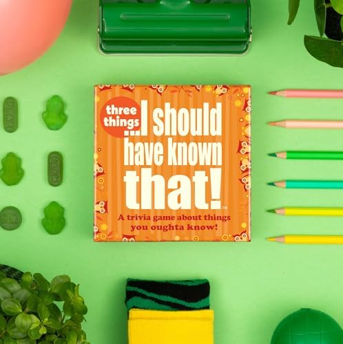 I Should Have Known that!—Three Things, Trivia Game