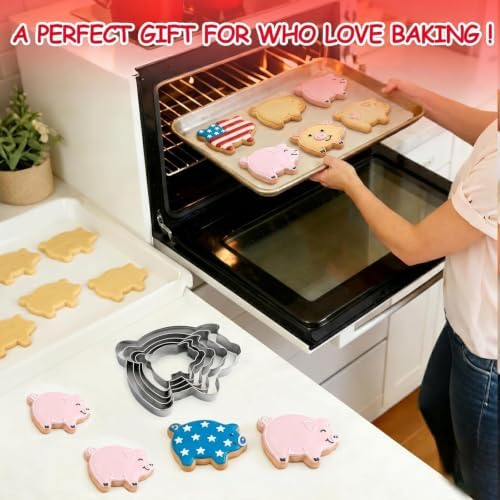 Cookie Cutters, 5 Pack (Pig)