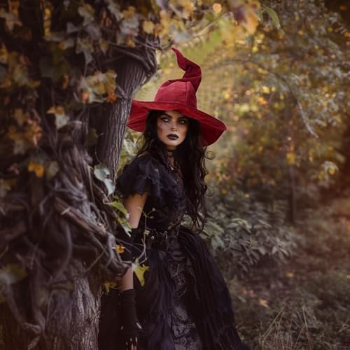 Ibeauti Wizard Hat for Adult Halloween Costume Witch Hat Cosplay Accessory