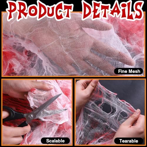400" x 85" Bloody Halloween Creepy Cloth Halloween Yard Outdoor Decoration