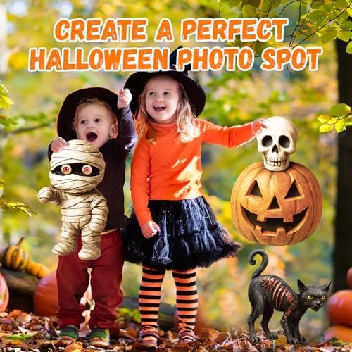 6 Pack Halloween Yard Signs, Large Halloween Yard Decorations with Stakes, Waterproof Scary Outdoor Holiday Decor for Yard Lawn Garden, 16” Big Size