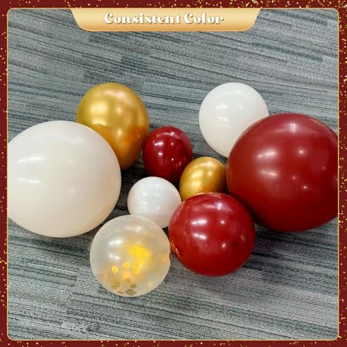 Burgundy Balloon Arch Garland Kit for Birthday Decorations