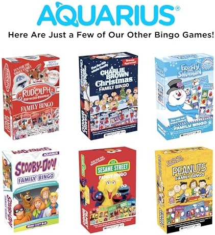 Aquarius Christmas Story Family Bingo Game - Fun Family Party Game for Kids, Teens & Adults - Entertaining Game Night Gift - Officially Licensed Merchandise