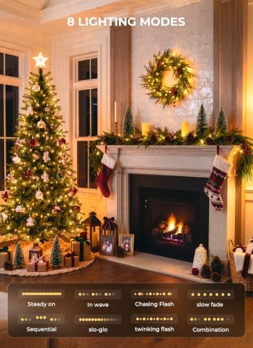 LED Christmas Lights Indoor Outdoor, 132FT 400 Count Mini String Lights