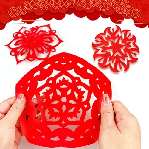 Ideal Swan 30Pcs Chinese New Year Window Stickers 15 Spring Festival Clings