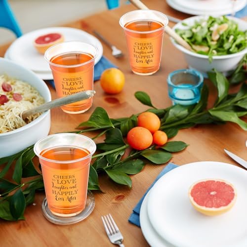 Funnymoom 60 Pack 12 oz Wedding Plastic Cups Bulk