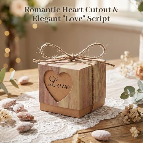 VGOODALL 50 PCS Small Gift Boxes, 2x2x2 Inches Party Favor Boxes