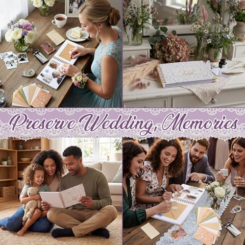 Humyoun Letters to Bride Scrapbook,8.5 X 7 Inch,Wildflower,Colorful