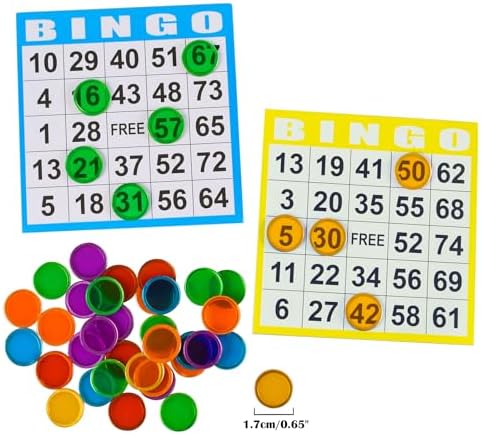 SEETOOOGAMES Bingo Paper Game Cards - 1 on Card - 1000 Sheets (200 Books of 5 Sheets)