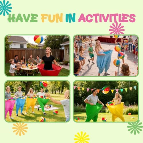 Granny Pants Yard Game, Tossing Games with Bouncy Balls & Pump