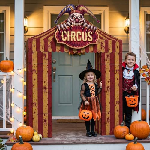 Pajean Halloween Circus Cardboard Archway Standee 49x63 in Doorway Prop