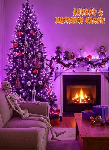 Minetom 200 LED Halloween String Lights 66FT Outdoor Halloween Lights